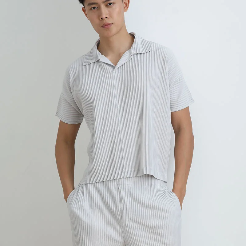 IEFB /men's wear new pleated tops male's turn down collar short sleeve fashion pullover Polo shirt male 2021 Autumn9Y3846 JM121
IEFB /men's wear new pleated tops male's turn down collar short sleeve fashion pullover Polo shirt male 2021 Autumn9Y3846 JM121