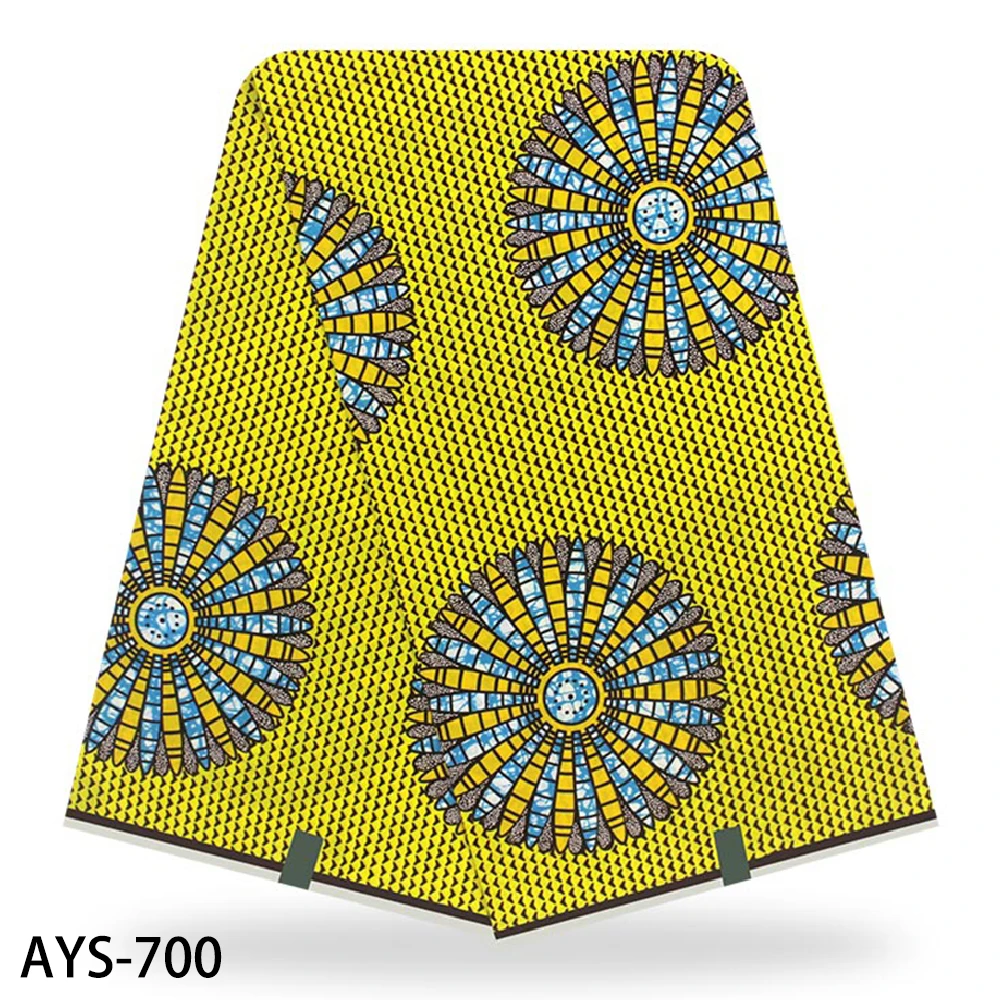 African Wax Print Fabric 6yards Ankara African Fabric Ankara Wholesale Cotton Wax Fabric for Dress AYS-695-714
African Wax Print Fabric 6yards Ankara African Fabric Ankara Wholesale Cotton Wax Fabric for Dress AYS-695-714