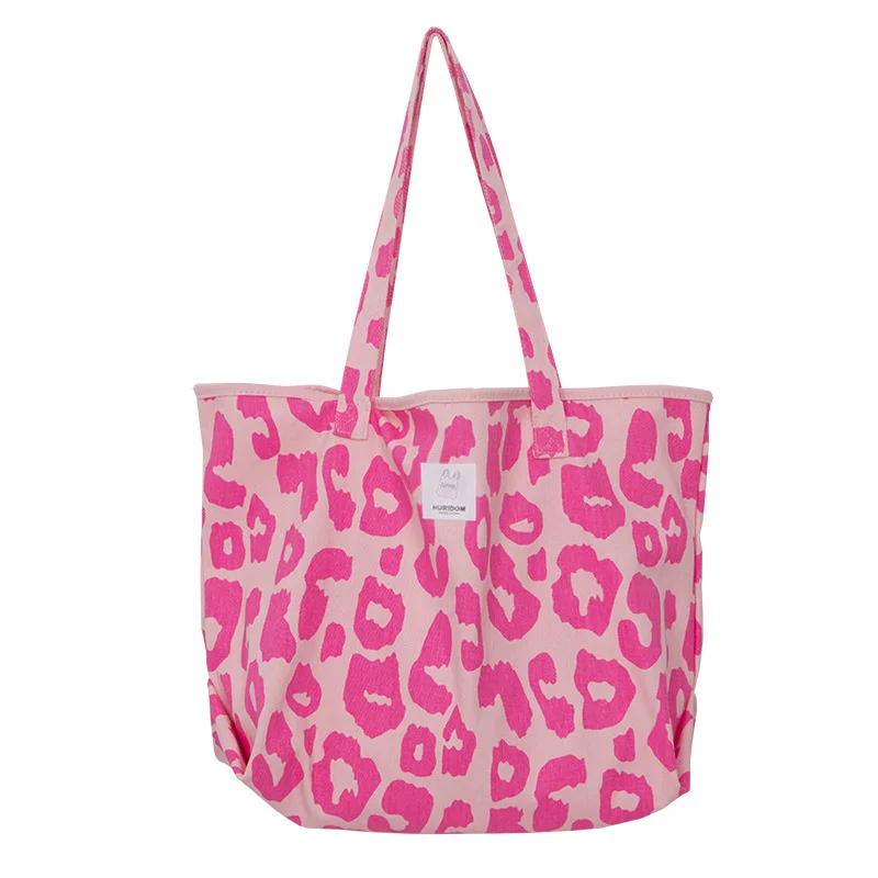 New spring autumn fashion shoulder bag large capacity Pink Leopard Pattern dumpling bag shopping environmental protection bag
New spring autumn fashion shoulder bag large capacity Pink Leopard Pattern dumpling bag shopping environmental protection bag