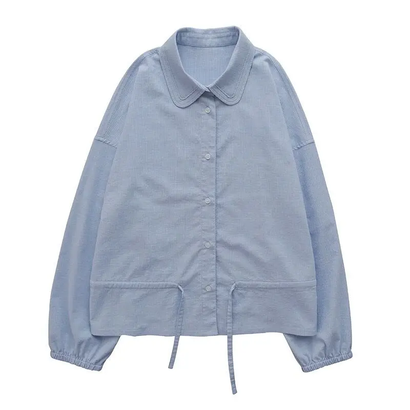 Blouses Women Vintage Simple All-match Ins College Chic Blusas Mujer Basic Fall Single Breasted Popular Daily Womens Shirts Top
Blouses Women Vintage Simple All-match Ins College Chic Blusas Mujer Basic Fall Single Breasted Popular Daily Womens Shirts Top