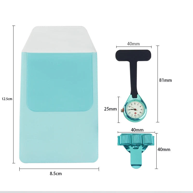Силиконовые часы для медсестер карманные кварцевые докторские с