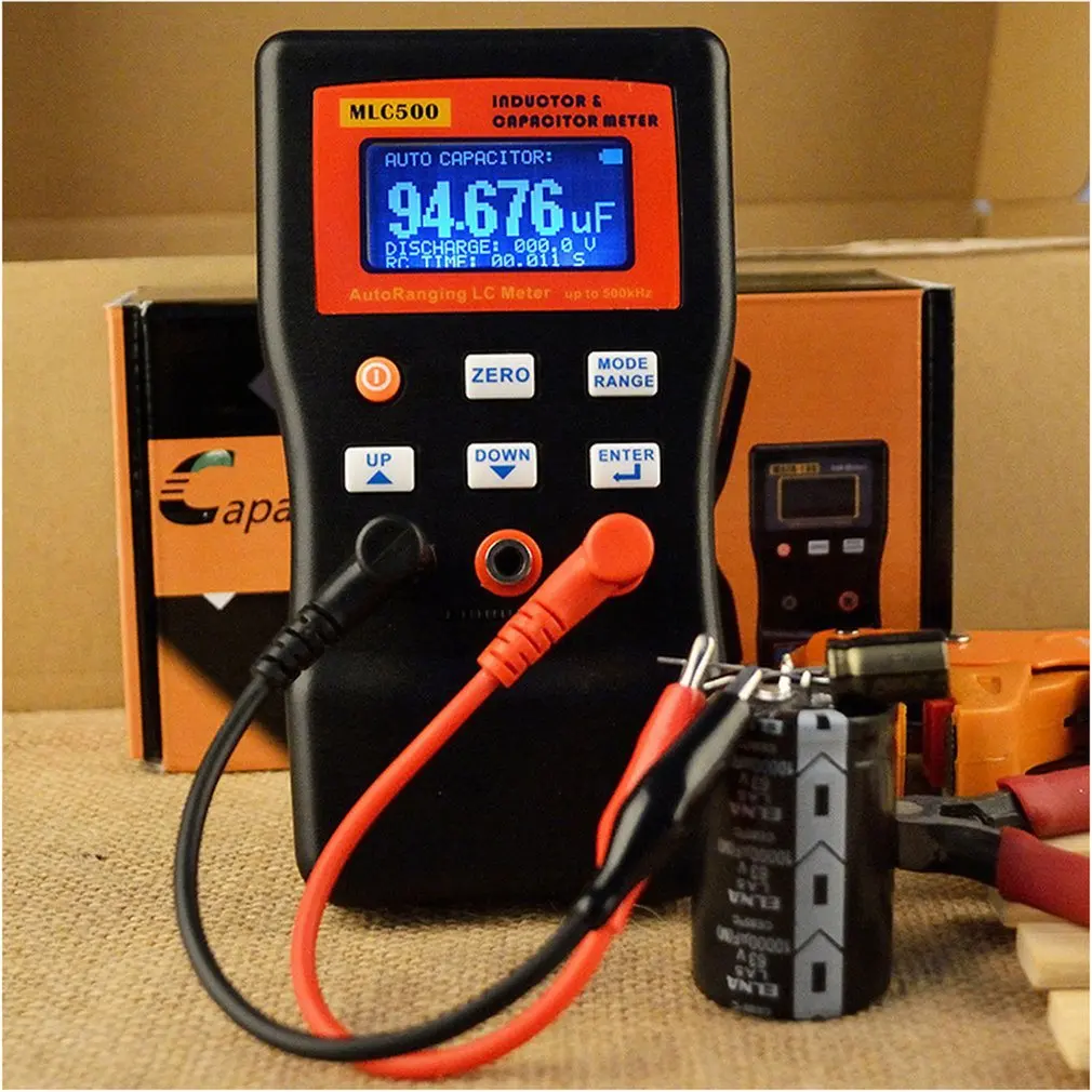MLC500 High-precision Automatic Range Capacitance And Inductance Meter Digital Capacitance Tester Connect Computer
MLC500 High-precision Automatic Range Capacitance And Inductance Meter Digital Capacitance Tester Connect Computer