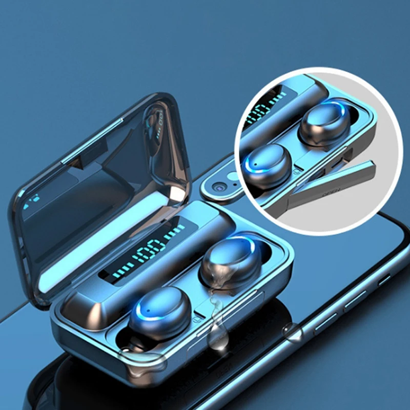 Wireless Earbuds Bluetooth-compatible 5.0 Earphones Sport Waterproof Headphones 2020 New
Wireless Earbuds Bluetooth-compatible 5.0 Earphones Sport Waterproof Headphones 2020 New