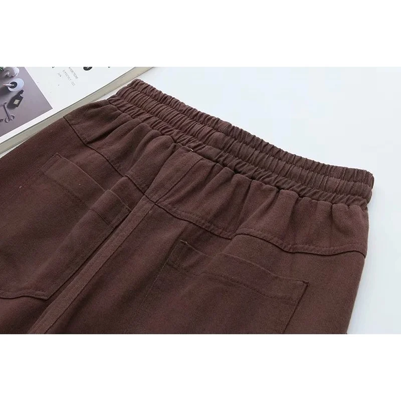 Plus Size Women's Casual Pants Elastic Waist Trousers Denim Cotton Patchwork Vintage Denim Pants
Plus Size Women's Casual Pants Elastic Waist Trousers Denim Cotton Patchwork Vintage Denim Pants