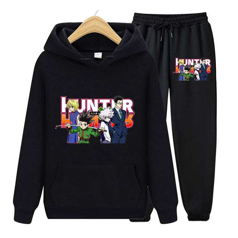 2021 Autumn Winter Hoodies Sweatshirt And Casual Sports Pants Oversized Women Funny Hunter X Hunter Anime Print Jogger Suit
2021 Autumn Winter Hoodies Sweatshirt And Casual Sports Pants Oversized Women Funny Hunter X Hunter Anime Print Jogger Suit