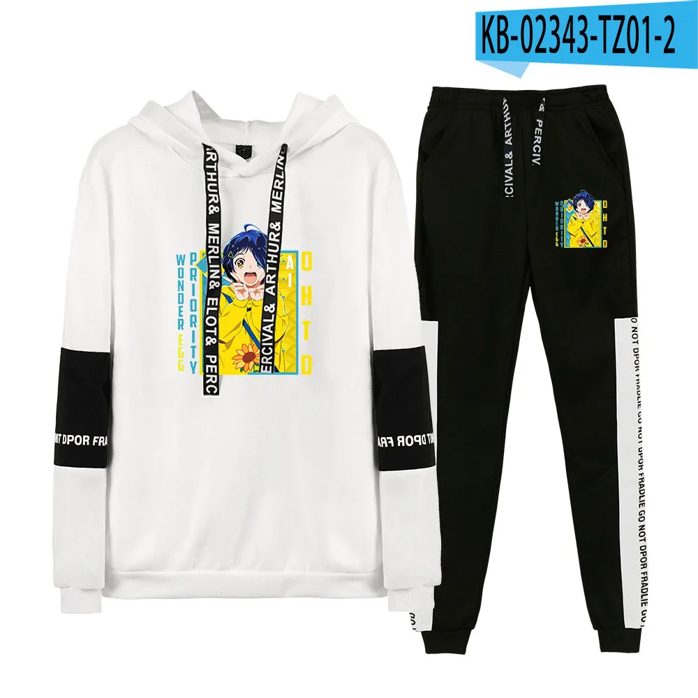 Anime Wonder Egg Priority Casual Tracksuit Men Sets Hoodie and Pants Two Piece Set Hooded Sweatshirt Outfit Sportswear Male Suit
Anime Wonder Egg Priority Casual Tracksuit Men Sets Hoodie and Pants Two Piece Set Hooded Sweatshirt Outfit Sportswear Male Suit