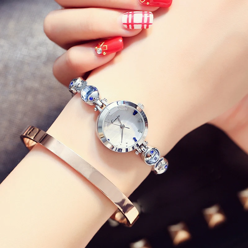 NO.2 Brand Women Crystal Fish Bracelet Watches Simple Stainless Steel Gem Quartz Wrist Watches For Woman Girl Relogio Feminino
NO.2 Brand Women Crystal Fish Bracelet Watches Simple Stainless Steel Gem Quartz Wrist Watches For Woman Girl Relogio Feminino
