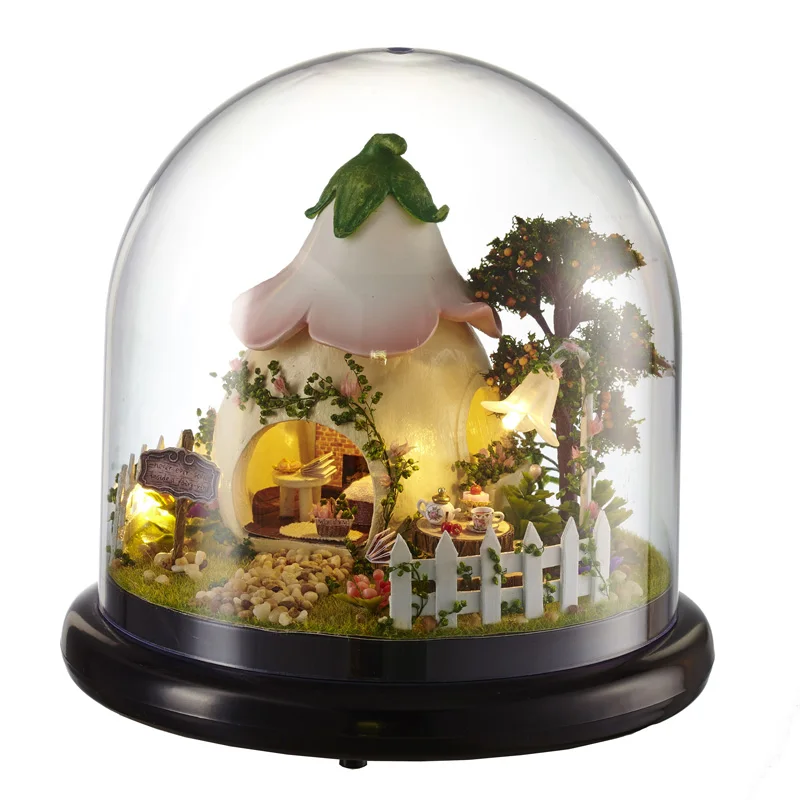 Cutebee DIY House Miniature with Furniture LED Music Dust Cover Model Building Blocks Toys for Children Casa De Boneca B015
Cutebee DIY House Miniature with Furniture LED Music Dust Cover Model Building Blocks Toys for Children Casa De Boneca B015