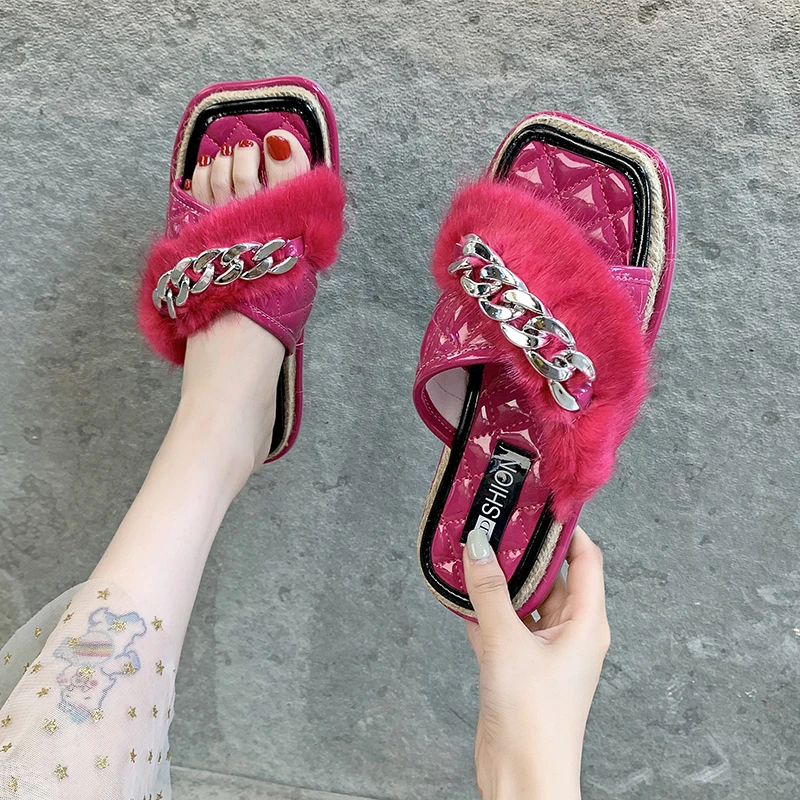 Women Sandals Summer Open Toed Slippers Woman Party Shoes Discount Slippers Women Furry Slippers Zapatos De Mujer
Women Sandals Summer Open Toed Slippers Woman Party Shoes Discount Slippers Women Furry Slippers Zapatos De Mujer