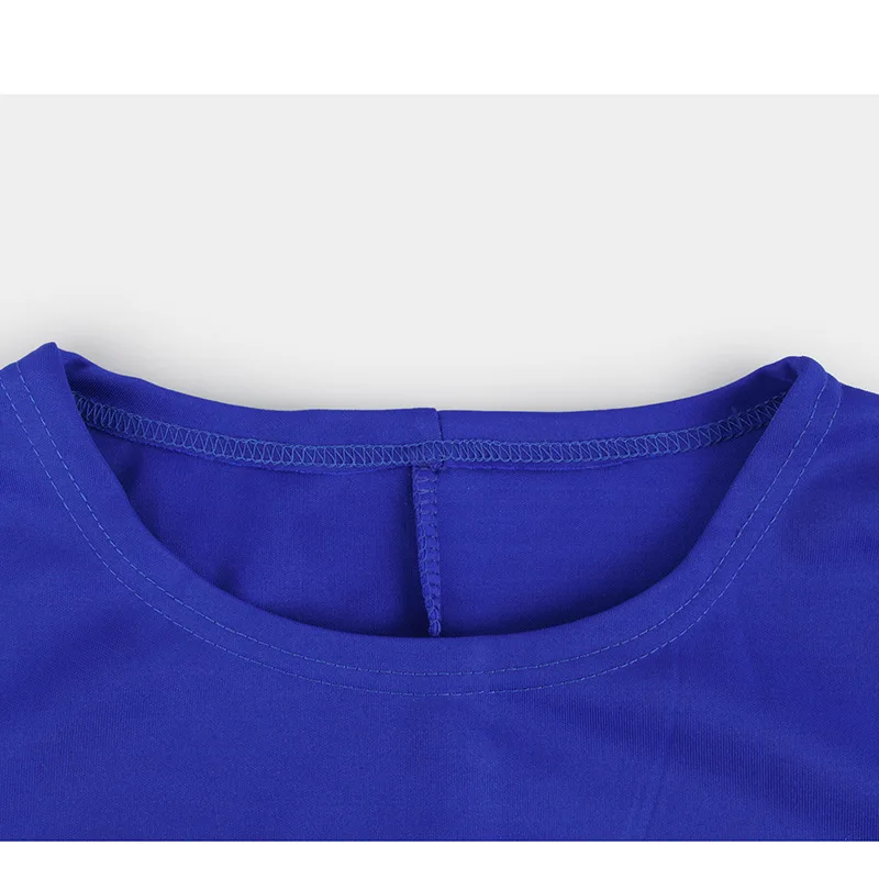 Spring women's dress European and American solid color slim body thickening round collar tie seven minute sleeve women 
Spring women's dress European and American solid color slim body thickening round collar tie seven minute sleeve women
