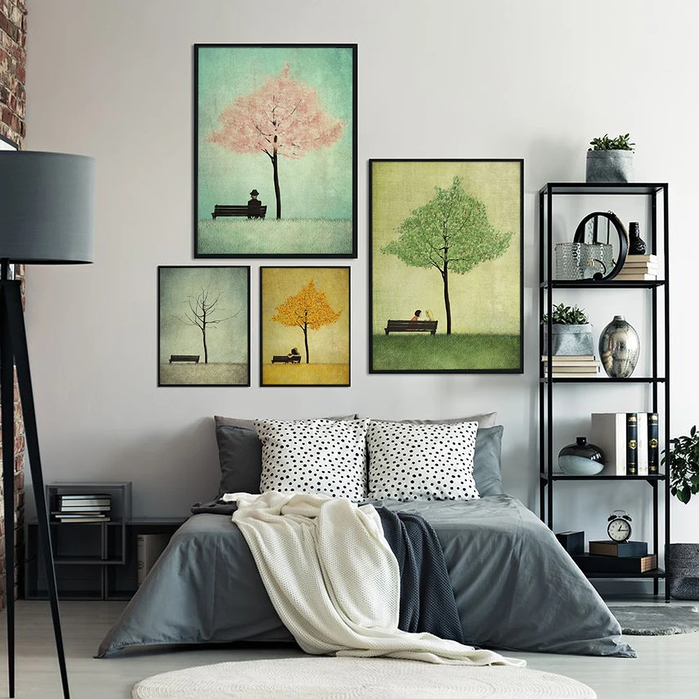 Scenery Under Cherry TreesPoster Prints Spring Summer Autumn Winter Seasonal Canvas Painting Wall Art Pictures Livingroom Decor
Scenery Under Cherry TreesPoster Prints Spring Summer Autumn Winter Seasonal Canvas Painting Wall Art Pictures Livingroom Decor
