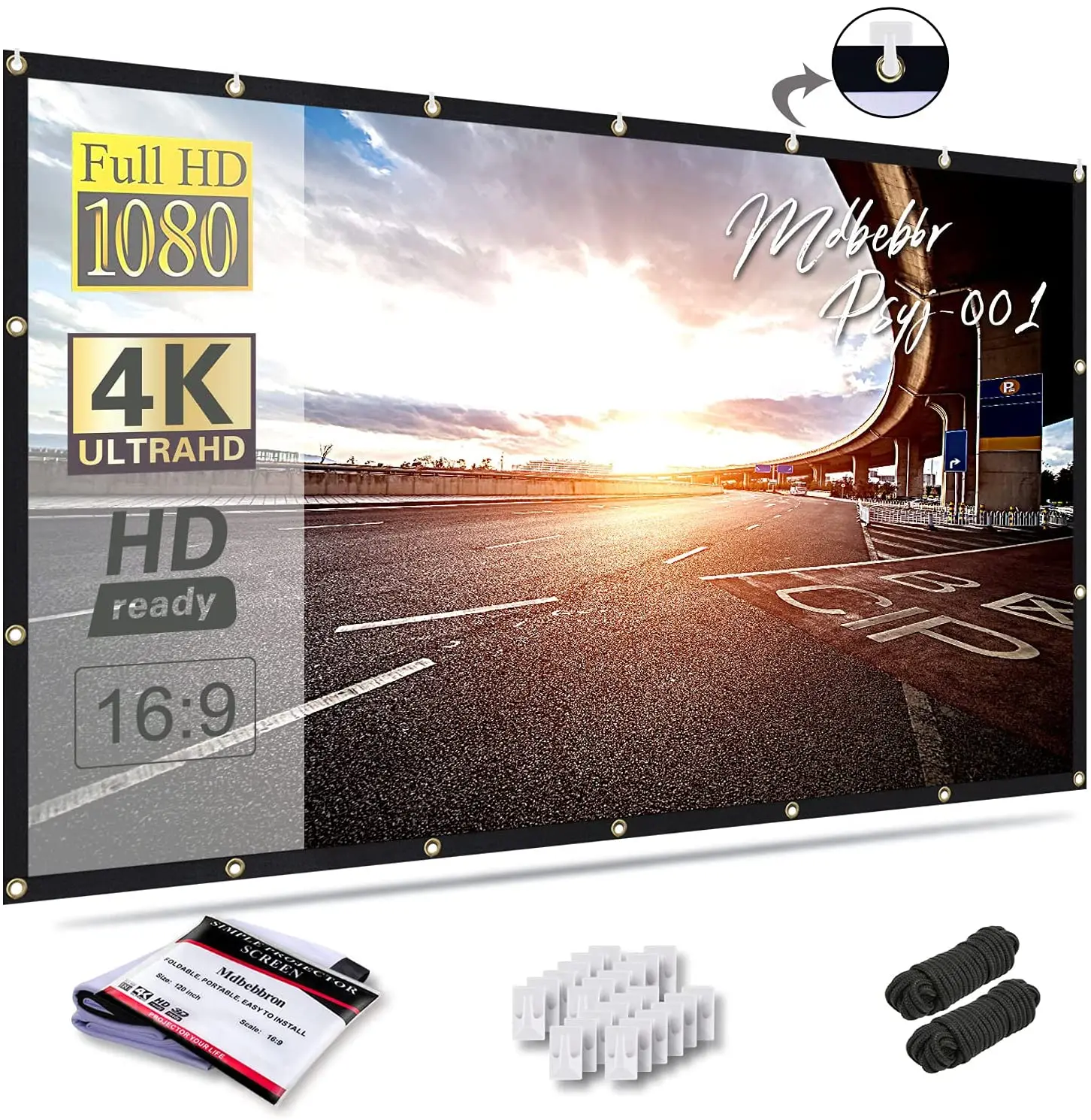 120 inch Projection Screen 16:9 Foldable Anti-Crease Portable Projector Movies Screens for Home Theater Outdoor Indoor Support D
120 inch Projection Screen 16:9 Foldable Anti-Crease Portable Projector Movies Screens for Home Theater Outdoor Indoor Support D