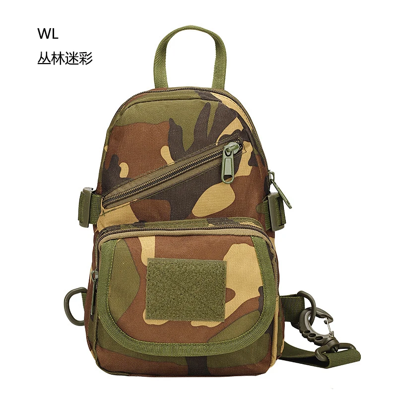 

AR15 airsoft gear camo tactical 800D Nylon small molle system chest bag outdoor sports fashion bag for hiking camping running