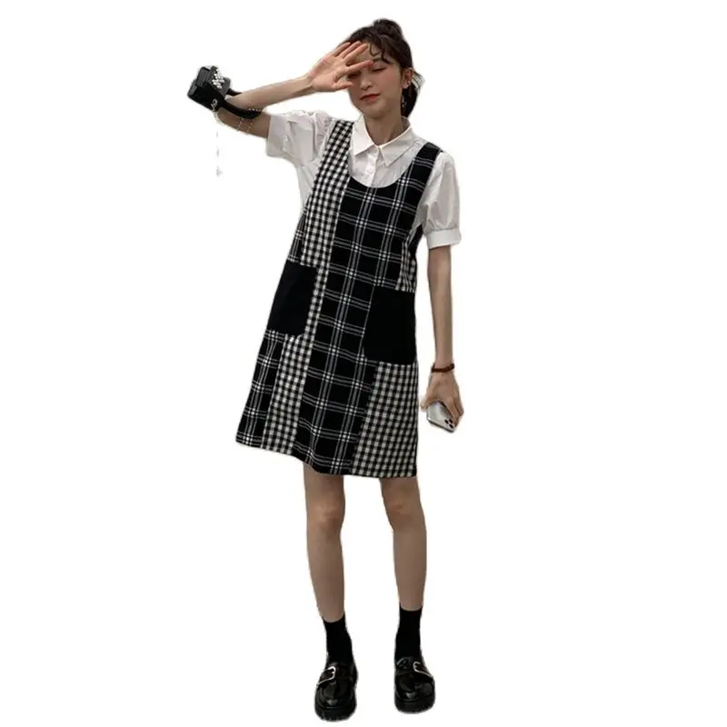 Летнее платье Mori Girl, женское платье в стиле преппи, черно-белое клетчатое платье на бретелях-спагетти, милые платья в стиле Харадзюку, женски...
Летнее платье Mori Girl, женское платье в стиле преппи, черно-белое клетчатое платье на бретелях-спагетти, милые платья в стиле Харадзюку, женски...