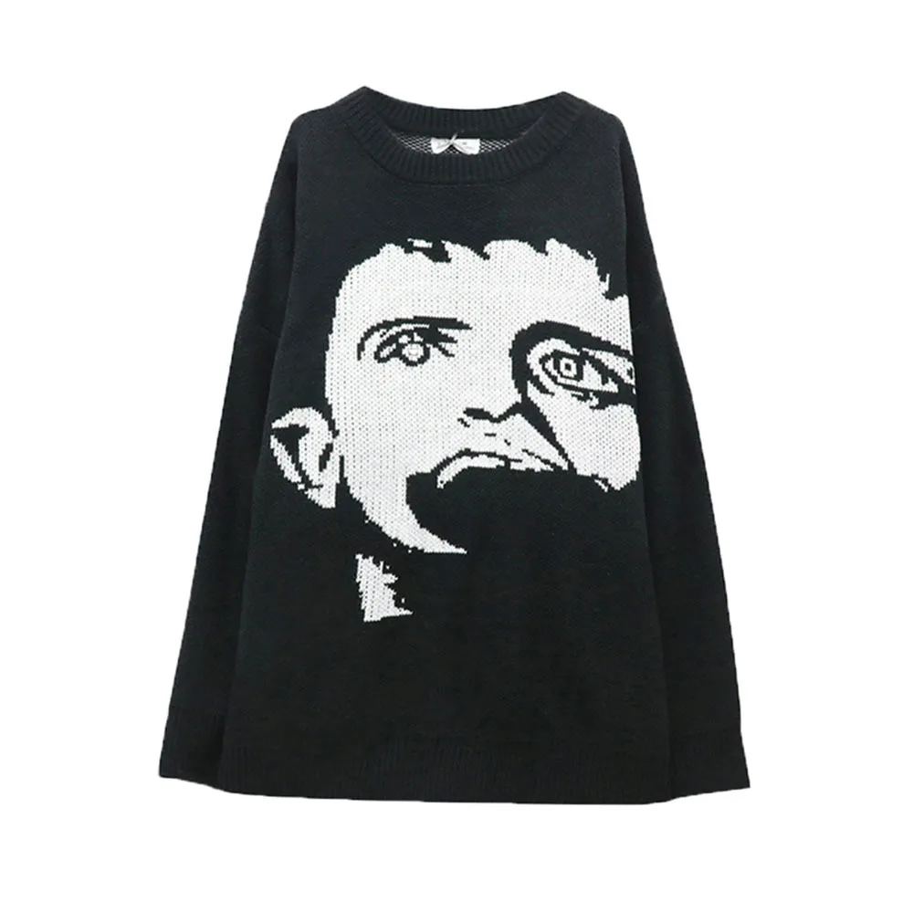 Autumn Winter Oversize Long Sleeve O-Neck Sweaters Korean Cartoon Character Sueter Mujer Streetwear Women Harajuku Pullovers 
Autumn Winter Oversize Long Sleeve O-Neck Sweaters Korean Cartoon Character Sueter Mujer Streetwear Women Harajuku Pullovers