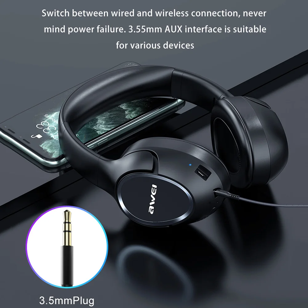 A770BL 5.0 Over Ear Headphones Foldable Headset Foldable Bass Stereo Gaming Wired Headsets with Built-in Mic
A770BL 5.0 Over Ear Headphones Foldable Headset Foldable Bass Stereo Gaming Wired Headsets with Built-in Mic