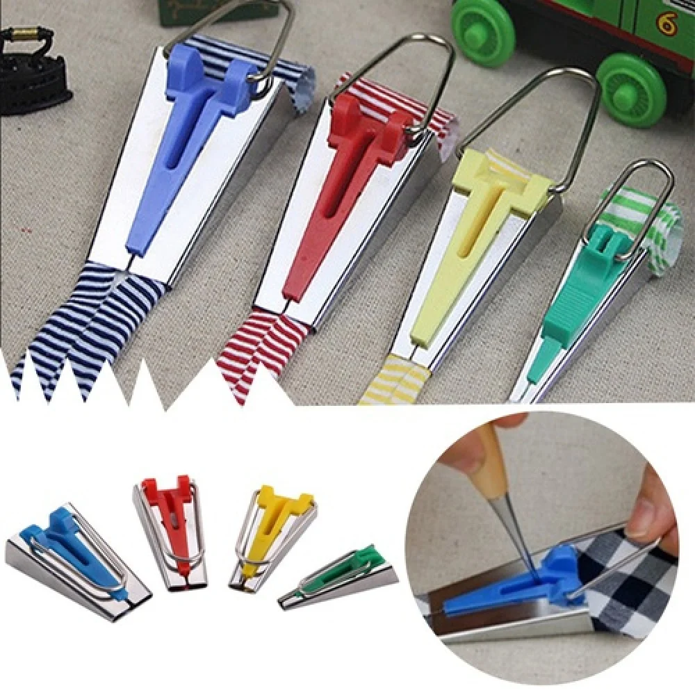 Splicing Cloth 4 Size Fabric Bias Tape Maker Binding Tool Quilting Sewing 6mm\12mm\18mm\25mm Craft DIY
Splicing Cloth 4 Size Fabric Bias Tape Maker Binding Tool Quilting Sewing 6mm\12mm\18mm\25mm Craft DIY