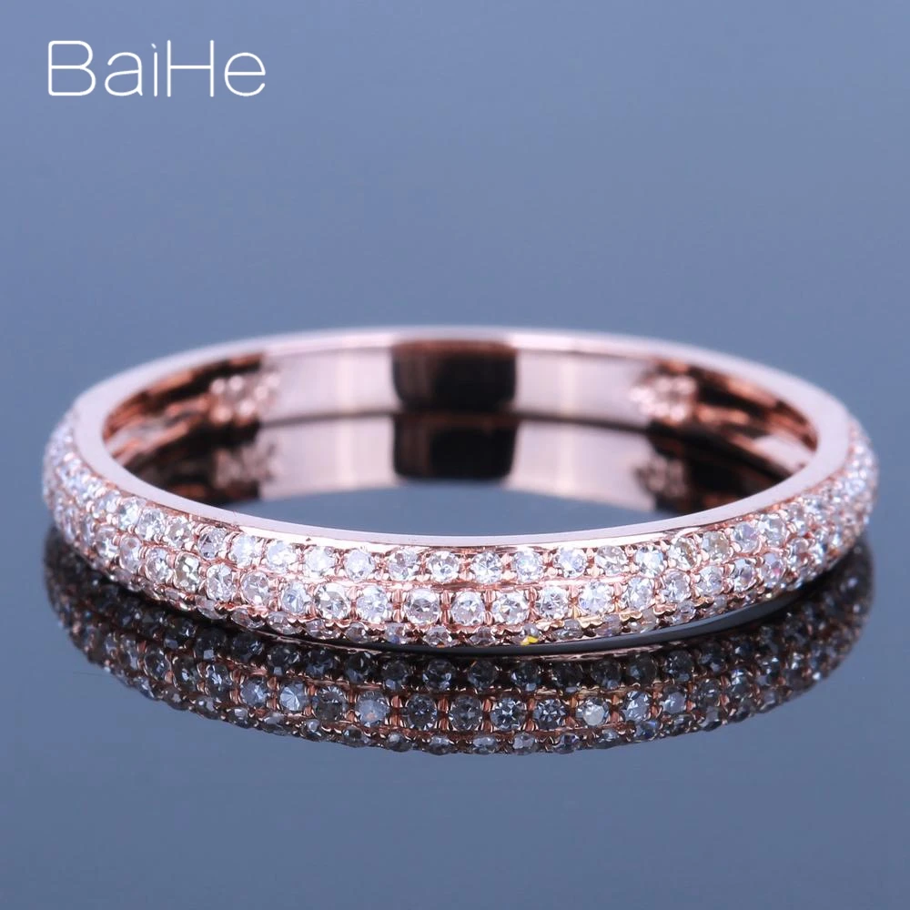 BAIHE однотонное 14K розовое золото H/SI натуральные бриллианты кольцо для женщин мужчин обручальное кольцо подарок Изящные ювелирные изделия М...
BAIHE однотонное 14K розовое золото H/SI натуральные бриллианты кольцо для женщин мужчин обручальное кольцо подарок Изящные ювелирные изделия М...