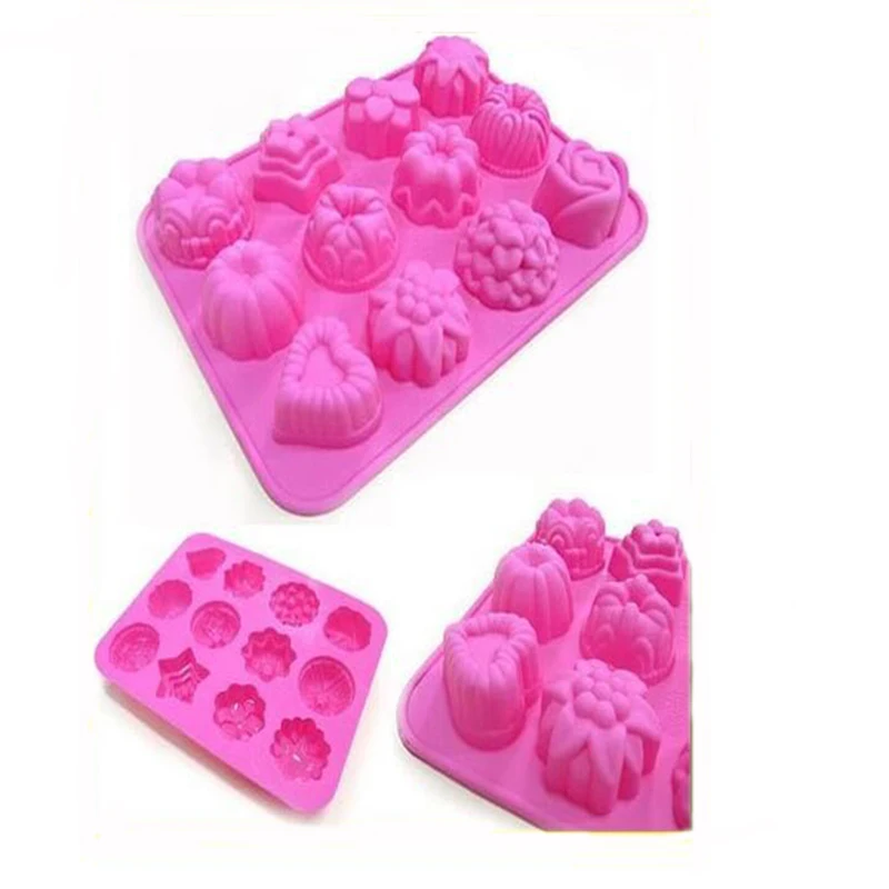 3D Silicone Mould 12 holes Flowers Form For 3D Muffin Bakeware Rubber Baking Mold Cake Chocolate Egg Tart Decor
3D Silicone Mould 12 holes Flowers Form For 3D Muffin Bakeware Rubber Baking Mold Cake Chocolate Egg Tart Decor