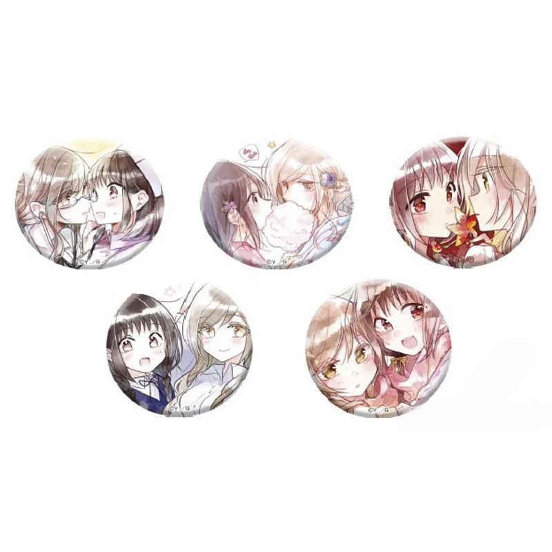 5pcs Anime Badge Futaribeya A Room For Two Yamabuki Kasumi Kawawa Sakurako Pin Brooch Button
5pcs Anime Badge Futaribeya A Room For Two Yamabuki Kasumi Kawawa Sakurako Pin Brooch Button