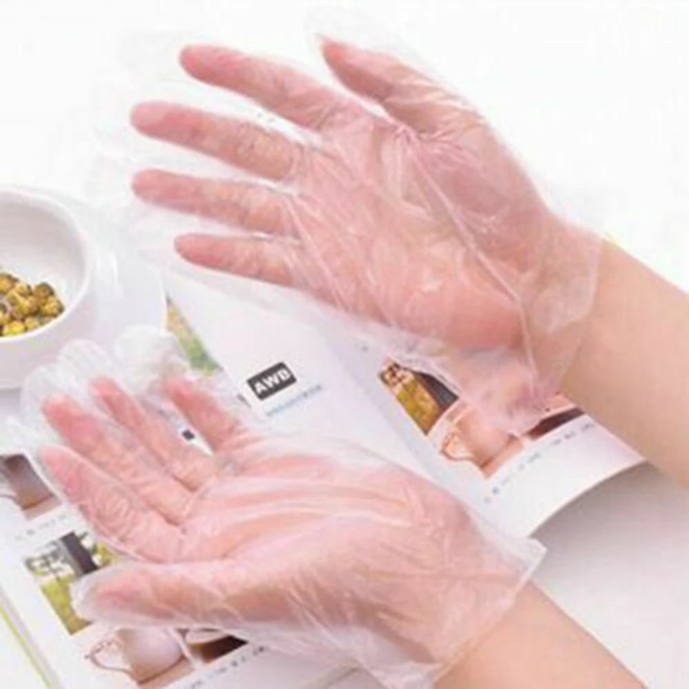 Одноразовые полиэтиленовые перчатки для домашнего использования 1000 шт. кухонные