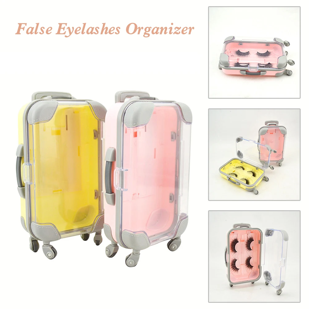 2 Pairs DIY Empty False Eyelash Luggage Box Reusable Makeup Container Eyelash Empty Storage Tray Packing Case Organizer tools
2 Pairs DIY Empty False Eyelash Luggage Box Reusable Makeup Container Eyelash Empty Storage Tray Packing Case Organizer tools
