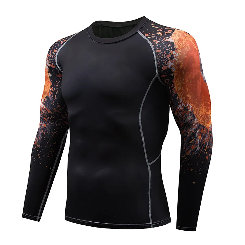 2021 New Sports Tights Men's Long-sleeved Sports Men's Running Training Fitness T-shirt, Quick-drying Elastic Mens Gym T Shirt
2021 New Sports Tights Men's Long-sleeved Sports Men's Running Training Fitness T-shirt, Quick-drying Elastic Mens Gym T Shirt