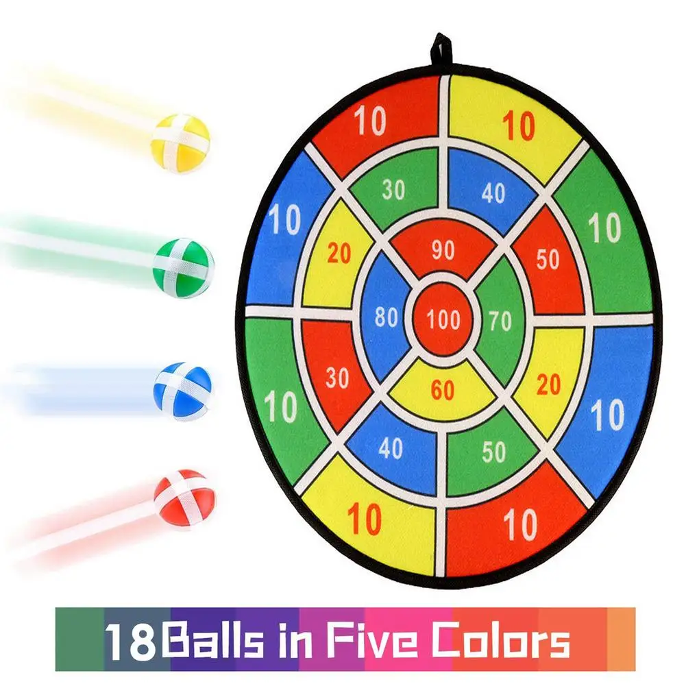 36CM Children's Dart Target With 16Pcs Sticky Ball Cloth Kids Target Toy Double-sided Dart Game Christmas Gifts For Children
36CM Children's Dart Target With 16Pcs Sticky Ball Cloth Kids Target Toy Double-sided Dart Game Christmas Gifts For Children