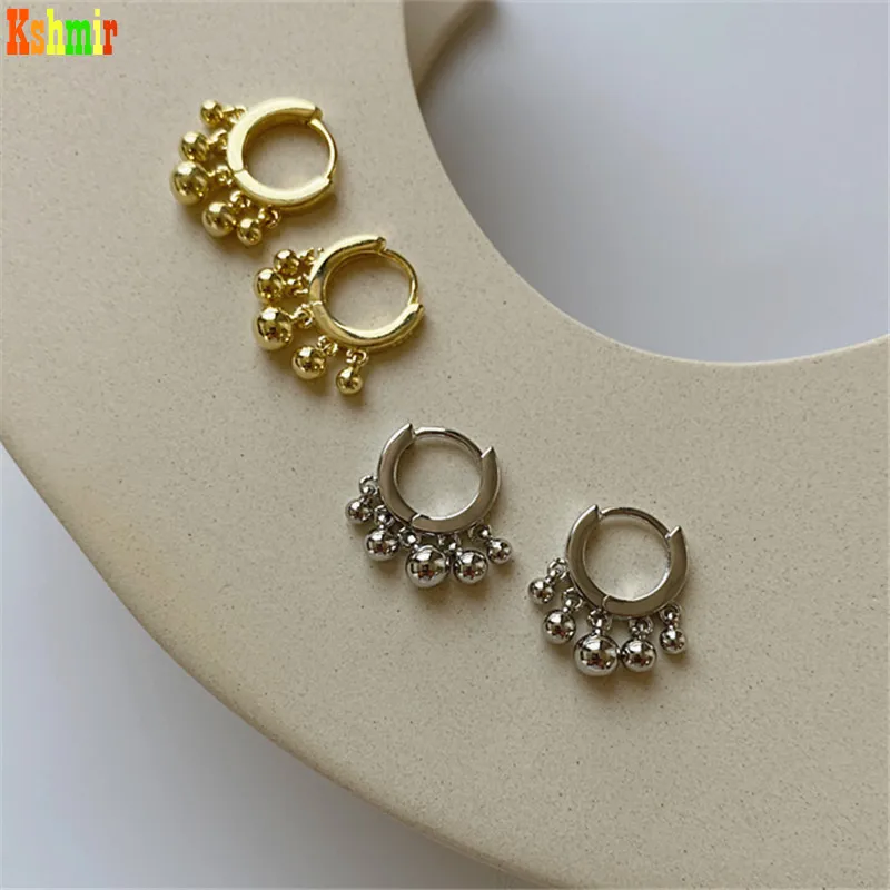 KshmirEarring female 2021 new trend retro earbuckle temperament South Korea contracted round ball earring earrings jewelry gifts
KshmirEarring female 2021 new trend retro earbuckle temperament South Korea contracted round ball earring earrings jewelry gifts