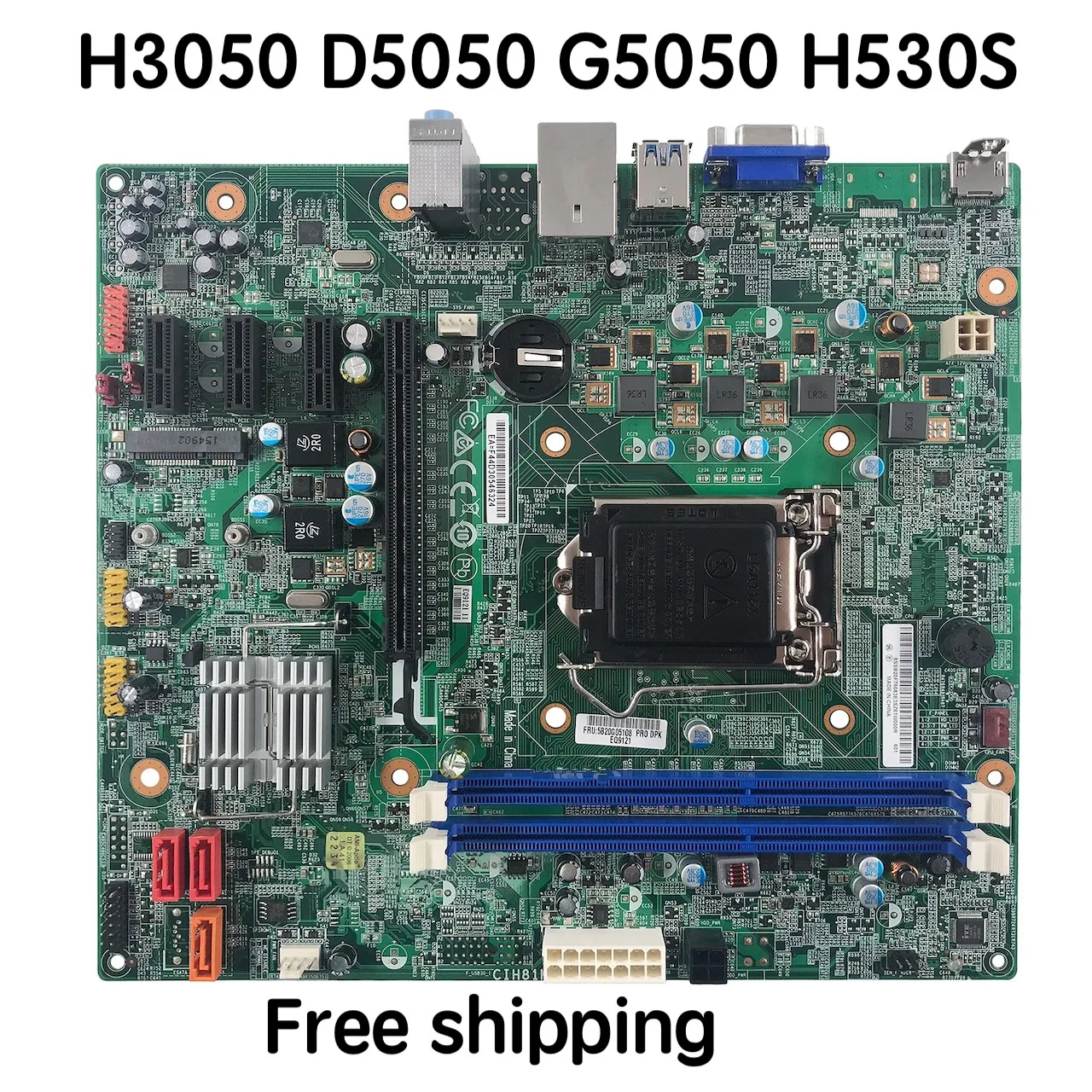for lenovo H5050 AIO Motherboard CIH81M, BM6C99_A Mainboard 100%tested fully work
for lenovo H5050 AIO Motherboard CIH81M, BM6C99_A Mainboard 100%tested fully work