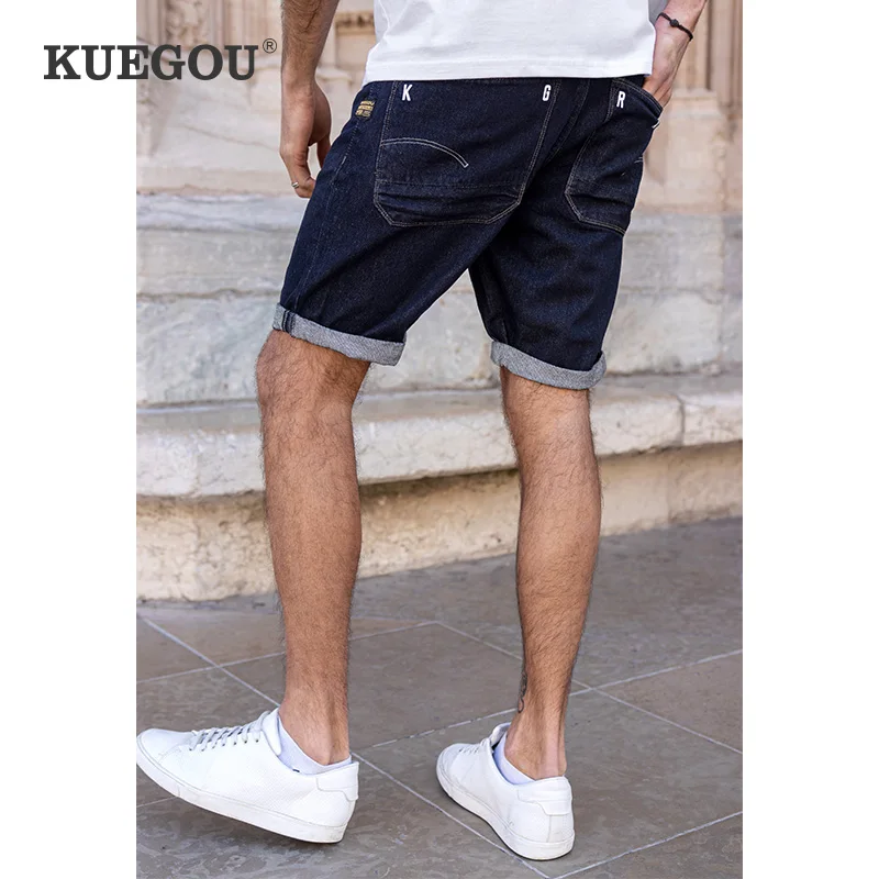 KUEGOU 100% Cotton Clothing Solid Men's shorts Jeans Summer Embroidery High Quality Letter Print Fashion Denim Pants KK-3058
KUEGOU 100% Cotton Clothing Solid Men's shorts Jeans Summer Embroidery High Quality Letter Print Fashion Denim Pants KK-3058