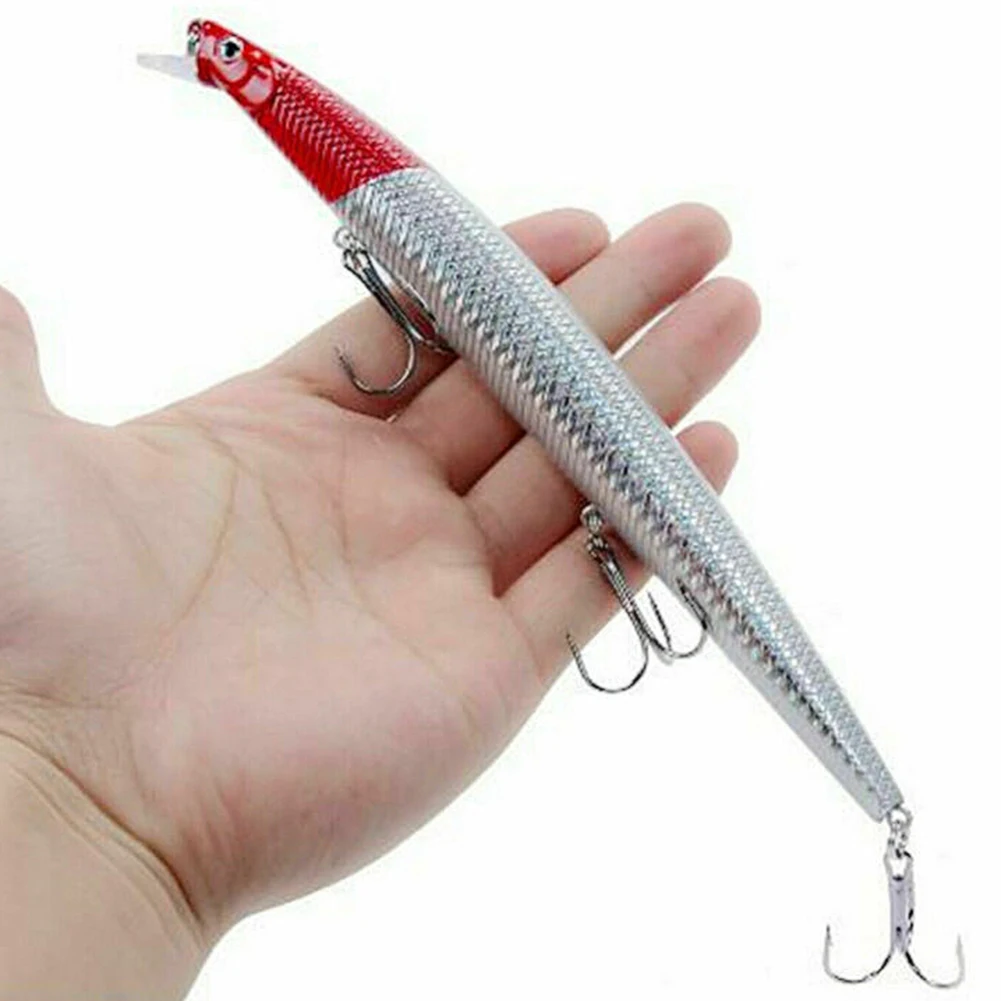18cm 26g Minnow Fishing Lure Plastic Deep Sea Fishing Bait Floating Lure Tackle Hook Artificial Bait
18cm 26g Minnow Fishing Lure Plastic Deep Sea Fishing Bait Floating Lure Tackle Hook Artificial Bait