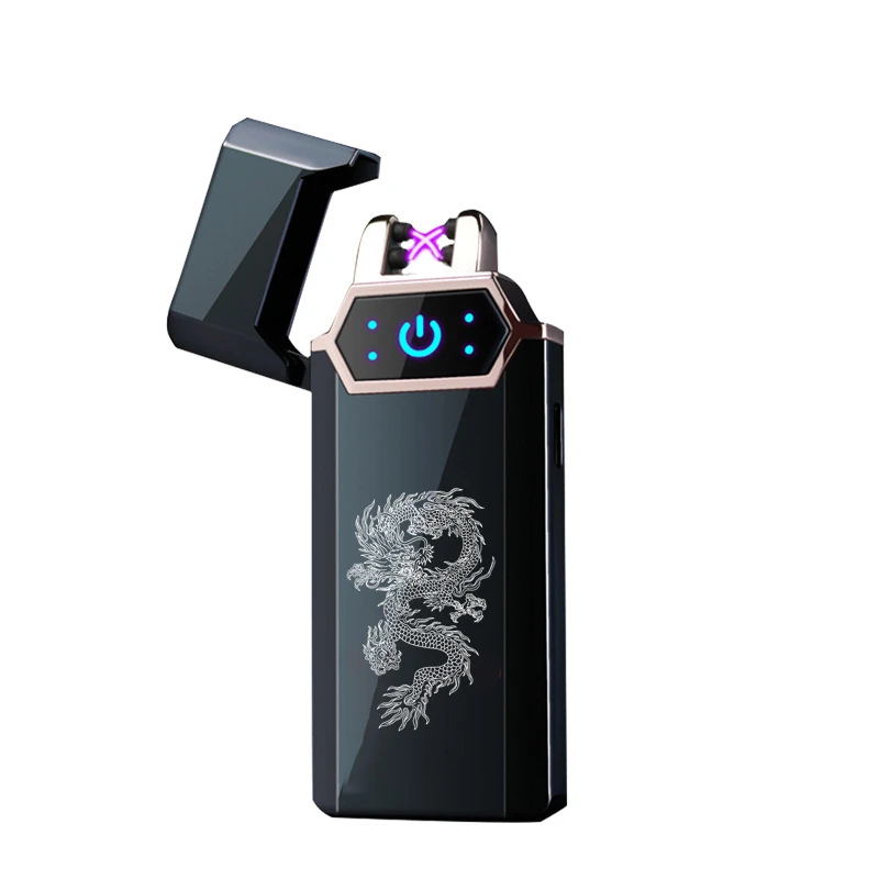 USB Electric Lighter Fingerprint Touch Fire Plasma Double Arc Lighter Windproof Metal Cigarette Fitting Men's Gift
USB Electric Lighter Fingerprint Touch Fire Plasma Double Arc Lighter Windproof Metal Cigarette Fitting Men's Gift