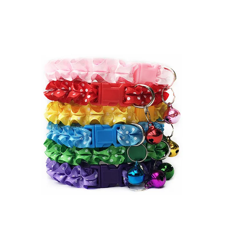 Adjustable Dog Collar Lace Dot with Bell Pet Supplies Cat Necklace Kitten Neck Bell Collar Pet Small Dog Clothes Accessories 1Pc
Adjustable Dog Collar Lace Dot with Bell Pet Supplies Cat Necklace Kitten Neck Bell Collar Pet Small Dog Clothes Accessories 1Pc