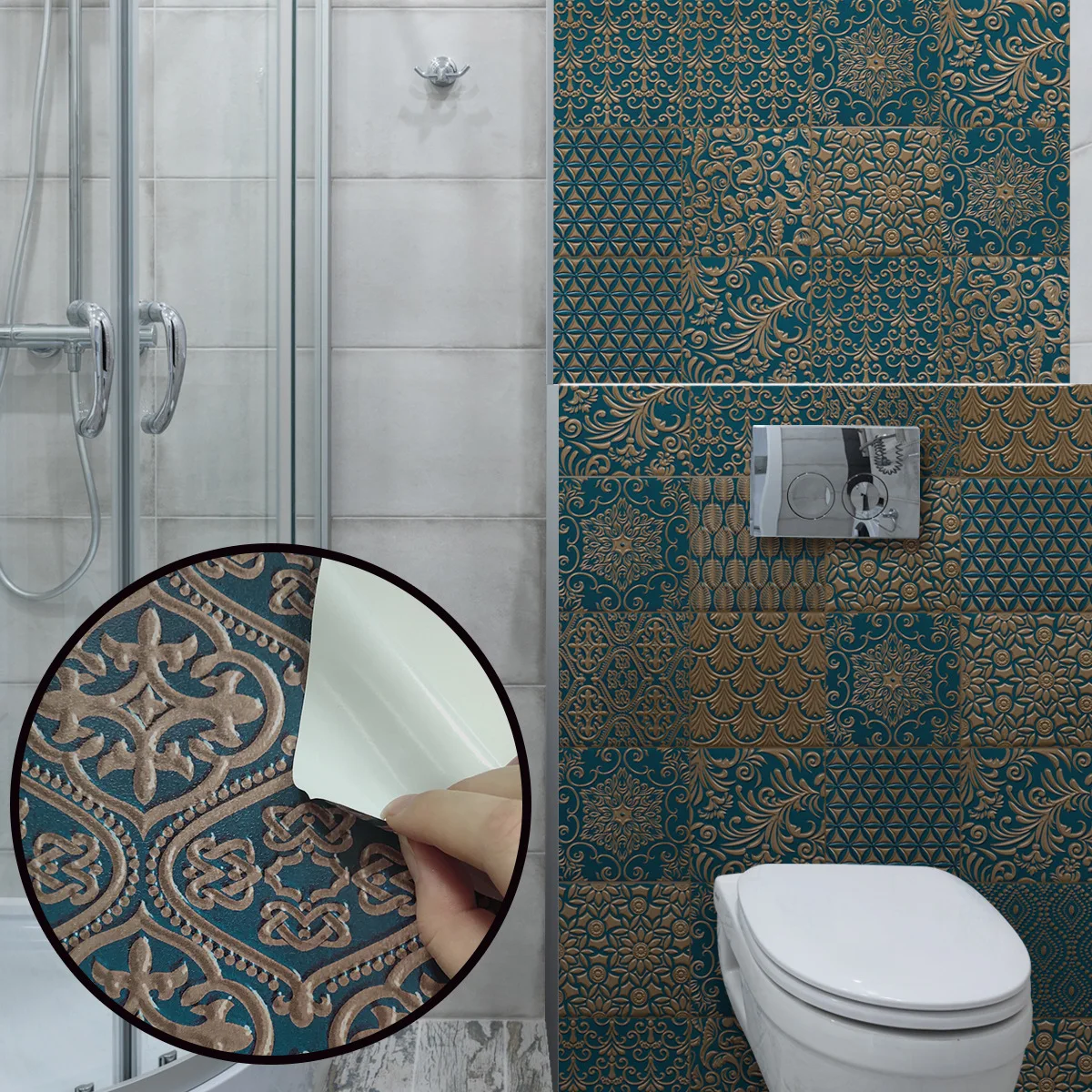 CZ130 new Mediterranean style small size ceramic tile sticker kitchen bathroom bar counter window creative wall sticker
CZ130 new Mediterranean style small size ceramic tile sticker kitchen bathroom bar counter window creative wall sticker