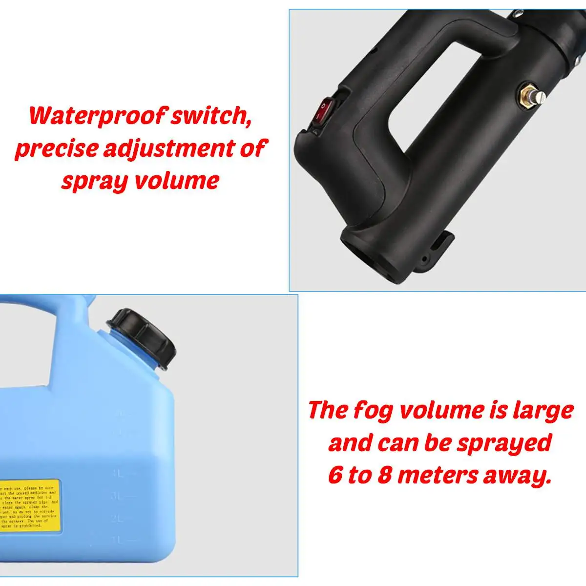 7L Sprayer Mosquito Killer Disinfection Machine FREE SHIPPING Insecticide Atomizer Fight Drugs Electric ULV Fogger Intelligent
7L Sprayer Mosquito Killer Disinfection Machine FREE SHIPPING Insecticide Atomizer Fight Drugs Electric ULV Fogger Intelligent