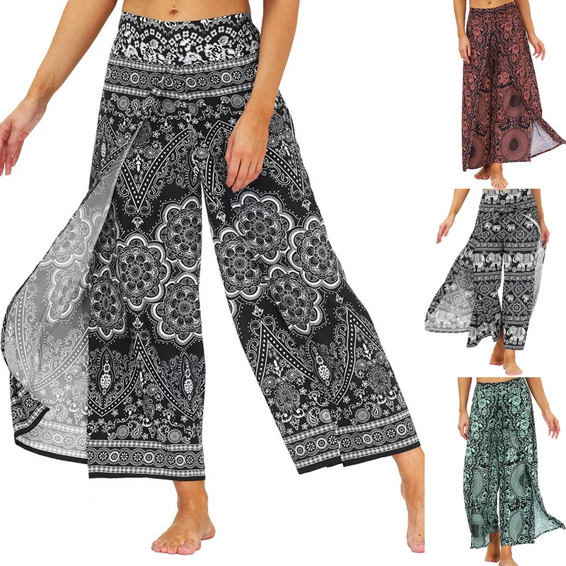 Bohemian Pants Women Thai Indonesian Style Digital Printed Summer Loose Trousers 13 Colors Baggy Jumpsuit Wide Leg Pants
Bohemian Pants Women Thai Indonesian Style Digital Printed Summer Loose Trousers 13 Colors Baggy Jumpsuit Wide Leg Pants