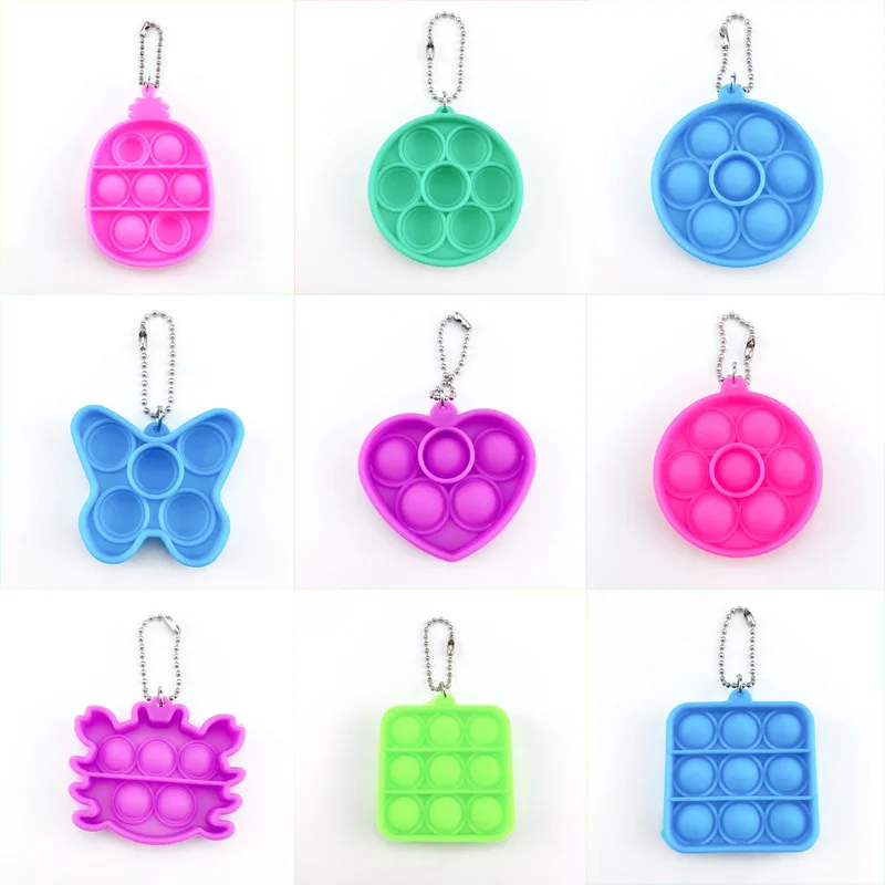 New Novelty Cartoon Fidget Push Pop it Key Chain For Finger Simple Dimple Poppers PopIt
New Novelty Cartoon Fidget Push Pop it Key Chain For Finger Simple Dimple Poppers PopIt