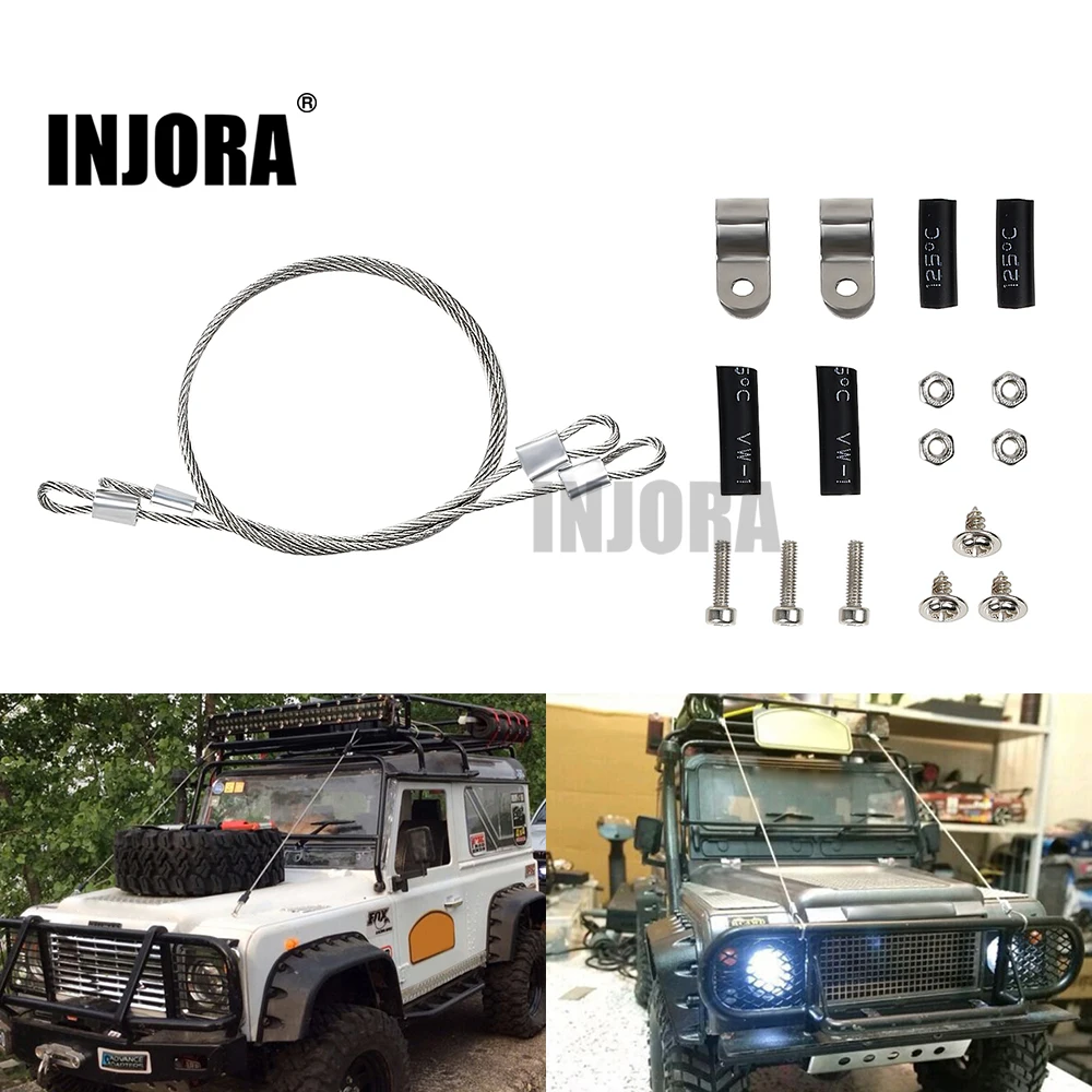 2PCS 180mm Modified Parts Steel Rope for 1/10 RC Crawler Axial SCX10 TAMIYA CC01 D90 D110 TF2 Traxxas TRX-4 RC Car
2PCS 180mm Modified Parts Steel Rope for 1/10 RC Crawler Axial SCX10 TAMIYA CC01 D90 D110 TF2 Traxxas TRX-4 RC Car