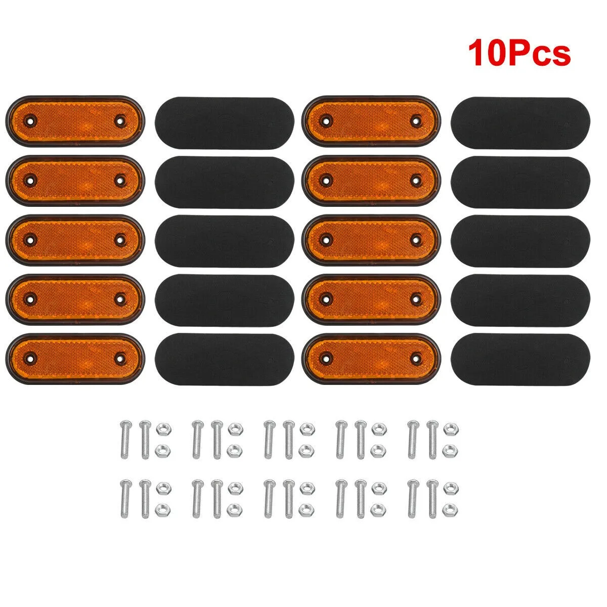 10pcs Set Side Marker Lights 3000K Caravan DC 24V Indicator Light Lamp Lorry
10pcs Set Side Marker Lights 3000K Caravan DC 24V Indicator Light Lamp Lorry