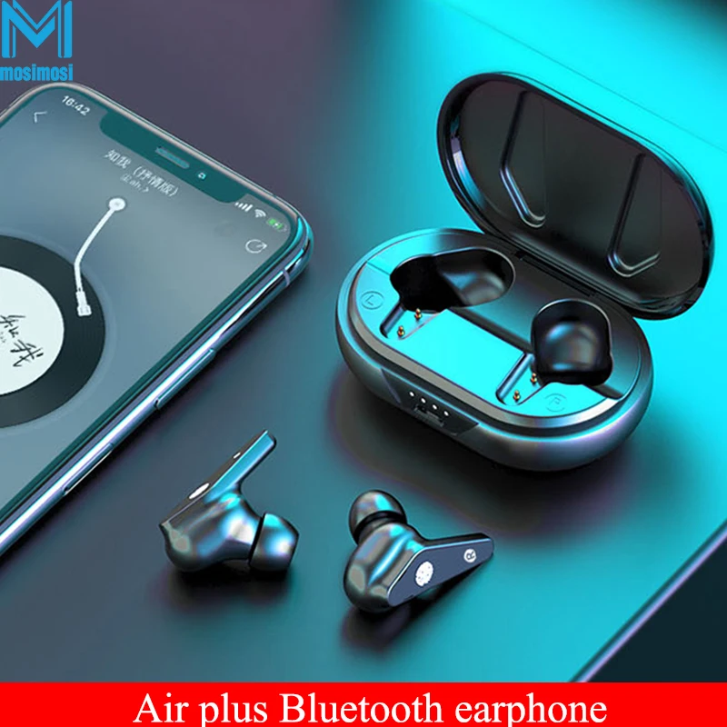 Air Plus Smart Bluetooth-compatible 5.0 Earphone Binaural HD Calling Fingerprint Touch Earphone For Android Universal Waterproof
Air Plus Smart Bluetooth-compatible 5.0 Earphone Binaural HD Calling Fingerprint Touch Earphone For Android Universal Waterproof