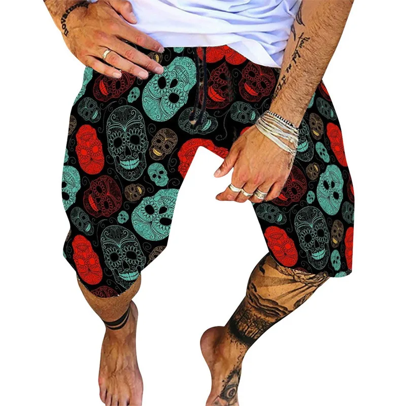 Men's Pants 2021 Summer New Casual All-match Loose Print Stitching Pockets Straight Elastic Waist Thin Shorts Beach For Men
Men's Pants 2021 Summer New Casual All-match Loose Print Stitching Pockets Straight Elastic Waist Thin Shorts Beach For Men