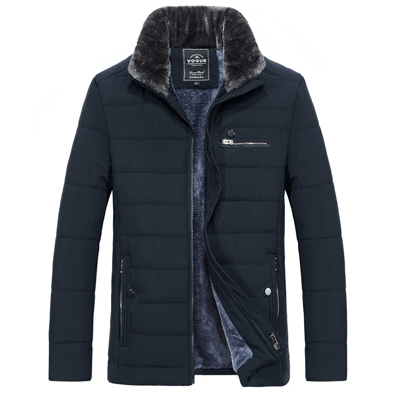 Men's Warm Jacket Winter Parka Fur Collar Windbreaker Cotton Padded Anorak Thick Black Coat Male Casual Autumn Fleece Jacket Men
Men's Warm Jacket Winter Parka Fur Collar Windbreaker Cotton Padded Anorak Thick Black Coat Male Casual Autumn Fleece Jacket Men