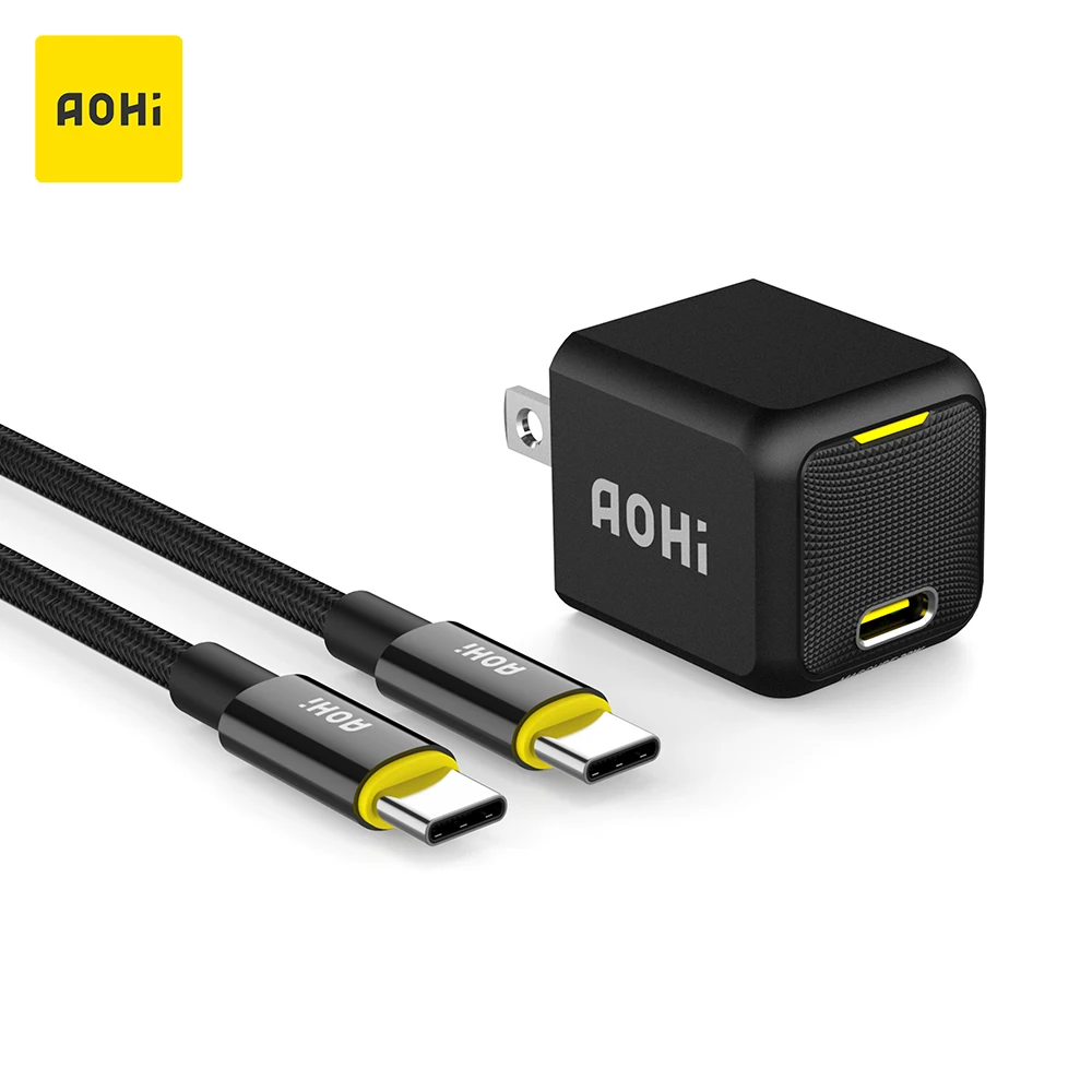 AOHI Magcube GaN Pro Charger 30W USB C Charger Type C Quick Charger Adapter Fast Charging for iPhone 12 13 Pro Macbook Samsung
AOHI Magcube GaN Pro Charger 30W USB C Charger Type C Quick Charger Adapter Fast Charging for iPhone 12 13 Pro Macbook Samsung