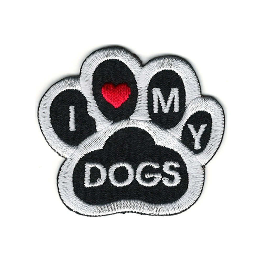 

Custom Embroidered Patches for Dogs Pets iron on Sew on badge Customized for promotion give away gifts