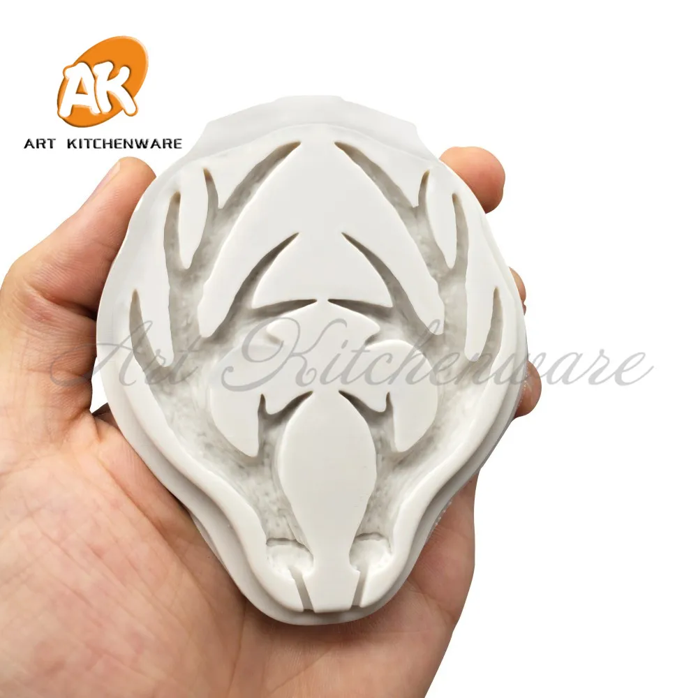 Antlers Mould Silicone Mold Fondant Cake Decorating Tool Gumpaste Sugarcraft Chocolate Forms Bakeware 
Antlers Mould Silicone Mold Fondant Cake Decorating Tool Gumpaste Sugarcraft Chocolate Forms Bakeware