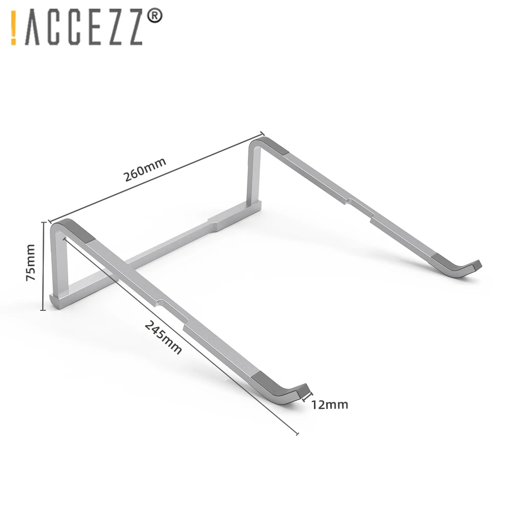 !ACCEZZ 12-18inch Laptop Stand Aluminium Alloy Desktop Foldable Holder for Macbook Notebook PC Computer with Non Slip Cooling
!ACCEZZ 12-18inch Laptop Stand Aluminium Alloy Desktop Foldable Holder for Macbook Notebook PC Computer with Non Slip Cooling