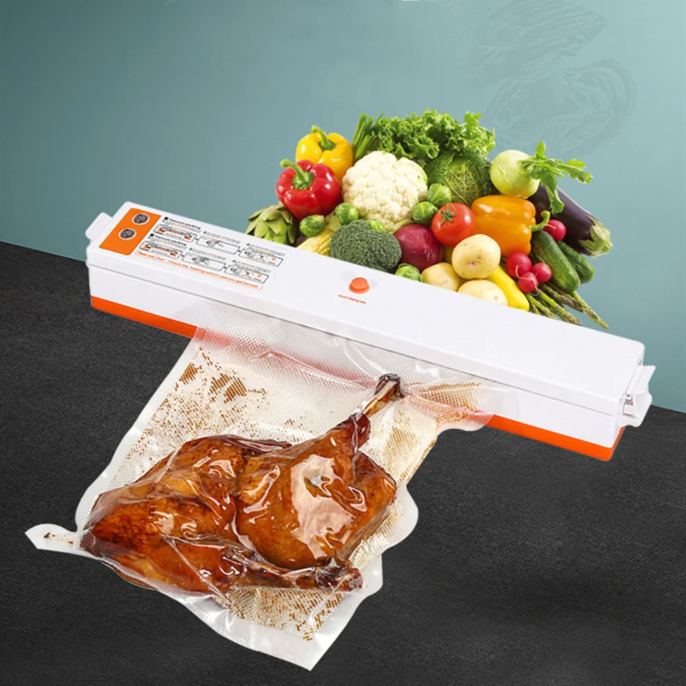 Household 220V/110V Food Vacuum Sealer Packaging Machine Film Sealer Vacuum Packer Including 10Pcs Bags
Household 220V/110V Food Vacuum Sealer Packaging Machine Film Sealer Vacuum Packer Including 10Pcs Bags