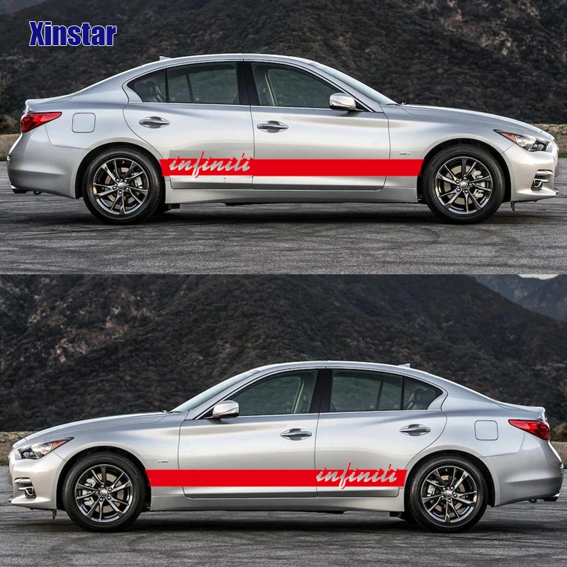 Car side sticker for infiniti Q50 Q60 Q70 QX50 QX60 QX70 GX25 GX G35 G37 G20 QX50 FX
Car side sticker for infiniti Q50 Q60 Q70 QX50 QX60 QX70 GX25 GX G35 G37 G20 QX50 FX