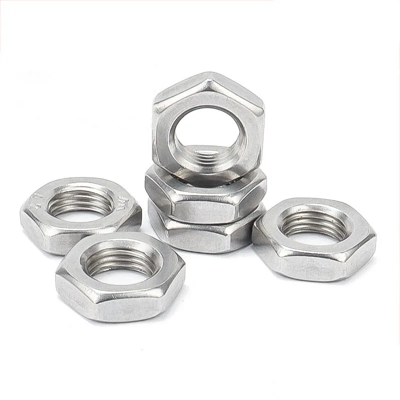 1/5/10PCS Fine Thread Thin Hex Nut M6 M8 M10 - M20 Flat Hexagon Nuts A2 Stainless Steel
1/5/10PCS Fine Thread Thin Hex Nut M6 M8 M10 - M20 Flat Hexagon Nuts A2 Stainless Steel